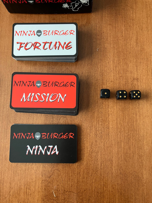 Ninja Burger Game by Steve Jackson Games, Complete dans Jouets et jeux  à Ville de Montréal - Image 2