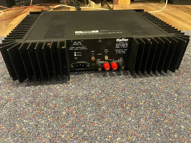 Hafler 9290 150WPC stereo hi-fi power amplifier in Stereo Systems & Home Theatre in Kingston - Image 5
