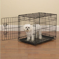 Dog crate 4 vaious size dogs, collapsible & tray