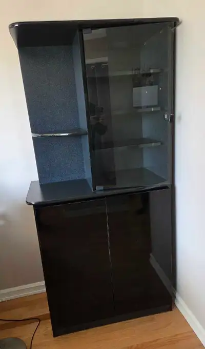 Black Audio video cabinet , View more