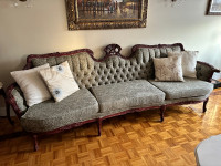  vintage sofa set and tables  make your offer 