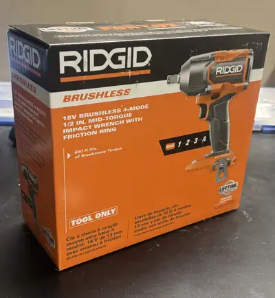 Ridgid 1/2” impact wrench, View more