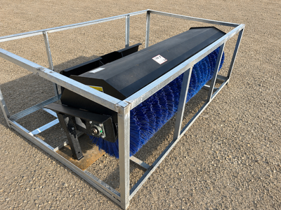 Greatbear 72" Angle Broom Skid Steer Attachment, View more