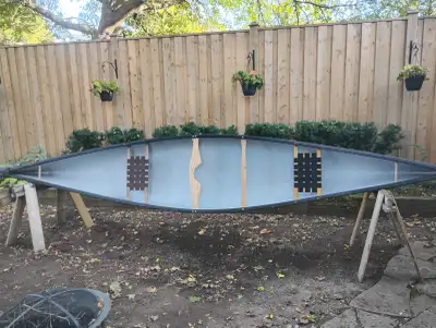 16' polyethylene Plastic ,34 " wide. Very good condition. I made a new ash yoke last year.