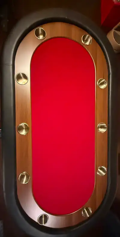 Table de poker luxueuse – 10 joueurs / Luxury Poker Table – 10 Players Superbe table de poker haut d...