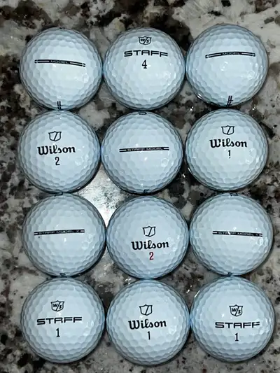 Wilson Model, Staff Model, Staff Model X used golf balls, View more
