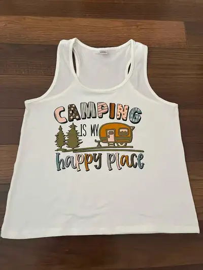Granby : Camisole neuve avec  imprimé  pour le camping, View more