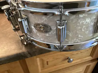 Rebuilt  wmp 5×14 Rogers Dynasonic snare drum, View more