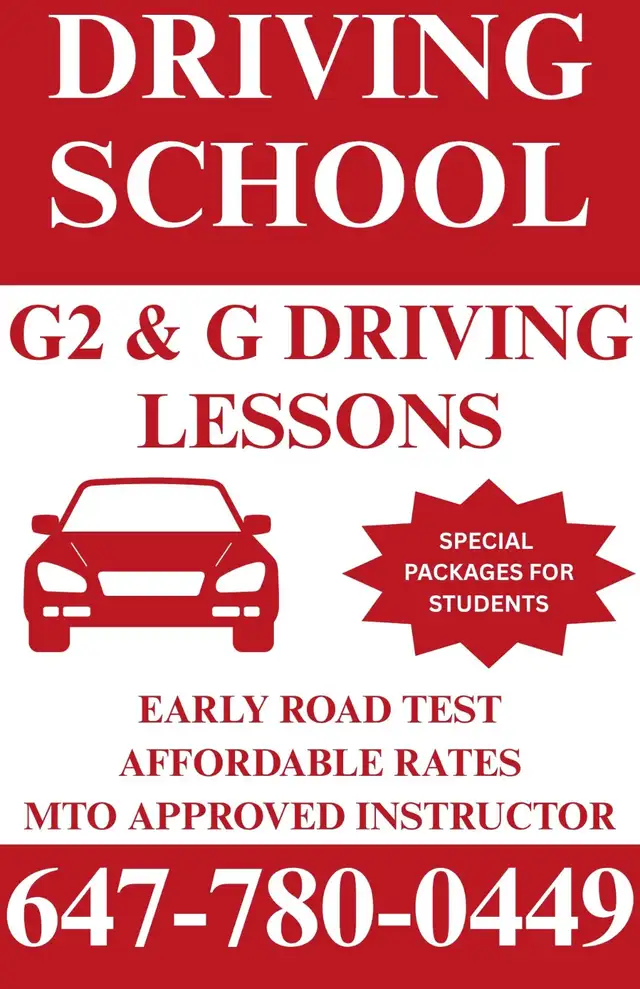 G2 & G Driving Classes