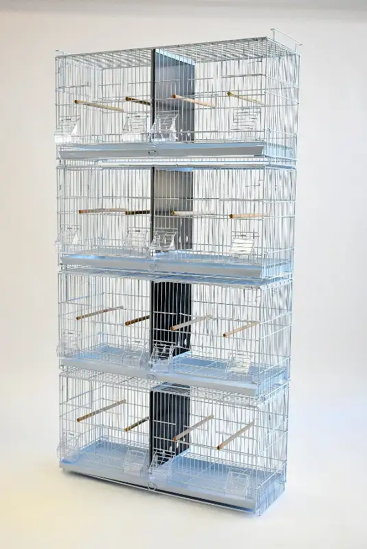 30" STACKED FINCH CANARY BREEDING CAGE (SET OF OF 4 CAGES) in Birds for Rehoming in Mississauga / Peel Region - Image 2