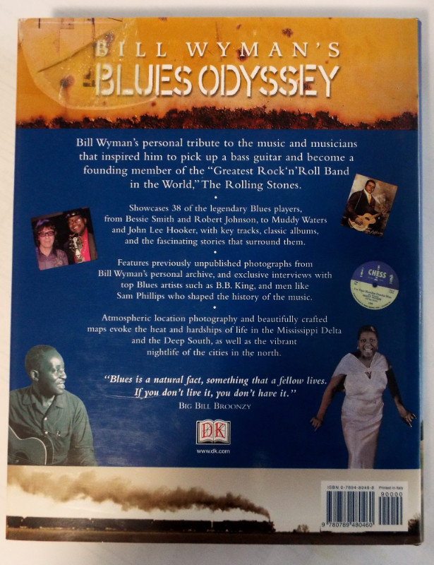 Bill Wyman's Blues Odyssey (Autographed copy) in Non-fiction in Cornwall - Image 2