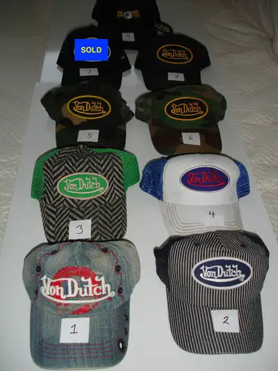 Authentic Von Dutch ball caps, View more
