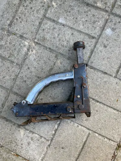 VINTAGE DUO-FAST FLOOR STAPLER , View more