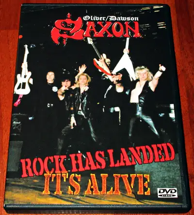 DVD :: Oliver/Dawson Saxon – Rock Has Landed, It's Alive (MINT) $15 Dollars 1 Power And The Glory 2...