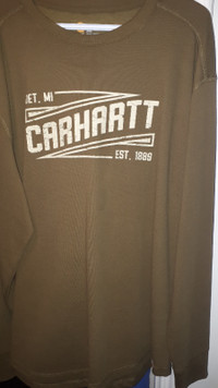 2XL Carhartt Knit  103850 Tilden Graphic L/S Crew Shirt