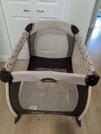 Portable baby crib., View more
