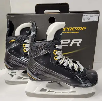 Bauer Supreme 160 Ice Skates Size Y11D, View more
