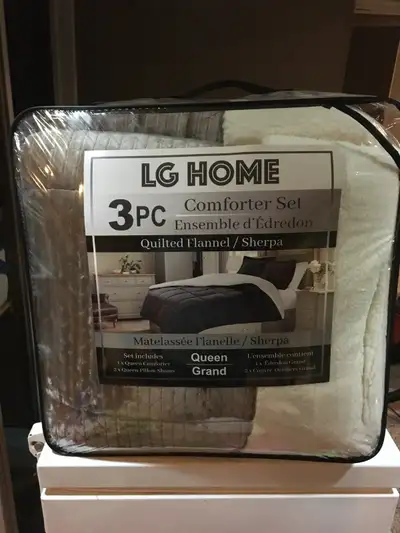 3 piece Queen comforter set, View more