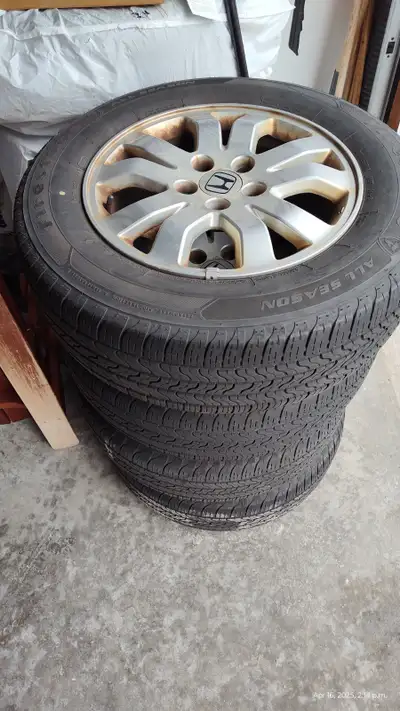 4 Firestone used tires 215/65 R16 for sale. Thread is still good for one or two seasons but the best...