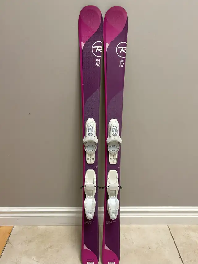 Rossignol ski and bindings 128 CM Like new in Ski in Calgary - Image 2
