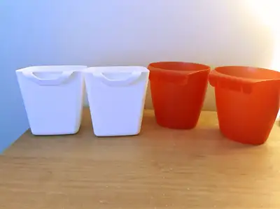 Pots de rangement en plastique x 4 – IKÉA lot 3$, View more