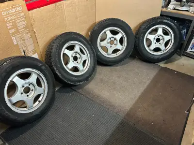 Snow Tires 225/65R16 on Rims