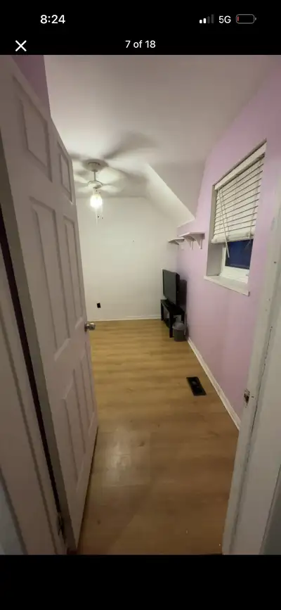three large bedrooms on top floor of house, $800 a month first and last.