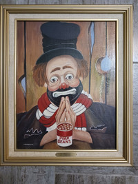 'My Thanks', Red Skelton Limited Edition Oil Painting