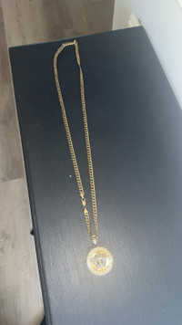 Big 10k gold chain with diamonds 