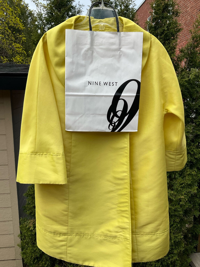 Manteau de femmes / printemps / NINE WEST / jaune / médium dans Femmes - Hauts et vêtements d'extérieur  à Ville de Montréal - Image 3