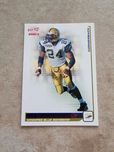 CFL 2003 Pacific Promotional Card #103 Maurice Kelly Winnipeg Blue Bombers