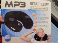 MP3 neck pillow for music and comfort.