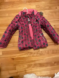 Joli manteau d'hiver pour fille 6 ans