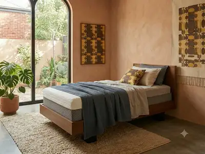Lit simple avec matelas, View more