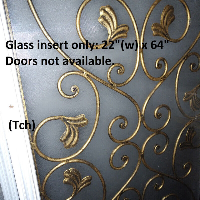 Door Inserts- Full Lite, Lead, Bevelled and/or Etched Glasses in Outdoor Décor in Markham / York Region