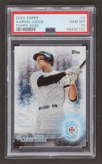 Aaron Judge Signed 2022 Topps 1st Edition #99 (PSA, Autograph Graded PSA  10)