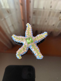 Vintage starfish brooch and pendant 