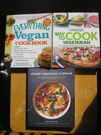 Vegetarian CookBook Lot Cooking Light, Vegan, Simply - 3/10$