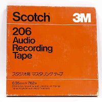 3M 206 Bobine magnetophone reel tape, 10.5 in