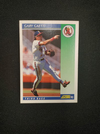 1992 Score92 Gary Gaetti Third Base Angels Card #39