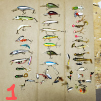 10 Fishing Lures 2 Sticker for Sale by aajfishing