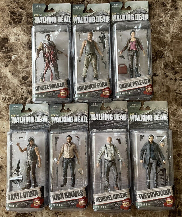 Walking Dead T.V Series 6 McFarlane Figures! in Arts & Collectibles in Windsor Region