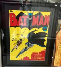 Framed Retro Batman Poster 31”X40”
