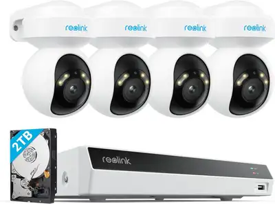 Looking to sell a brand new security system in the box. It comes with 4 cameras featuring auto-track...