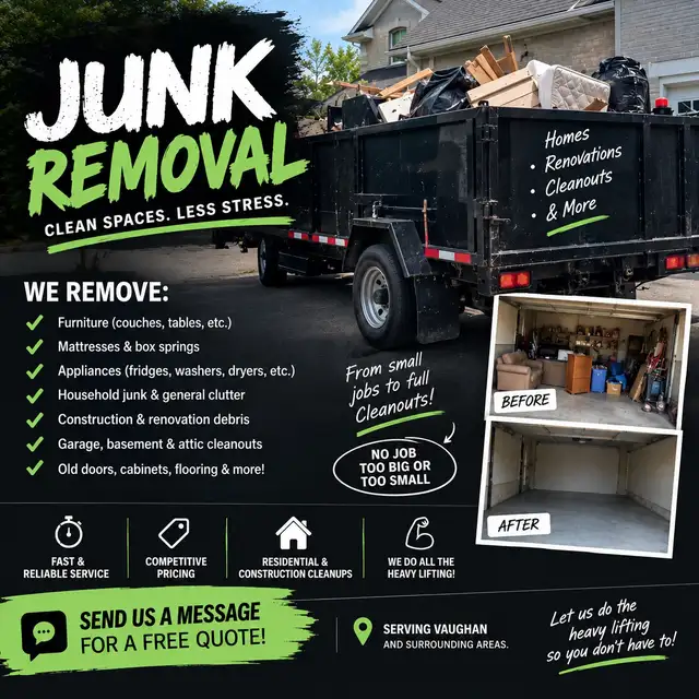 Junk Removal  (647) 404-9072