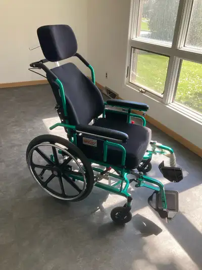 Maple Leaf supertilt wheelchair (with attachments), View more