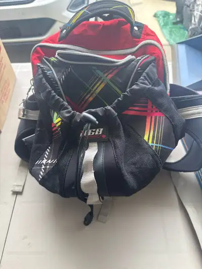 Youth ski helmet and boot bag, View more