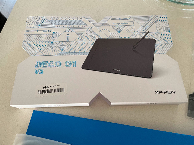 XP-Pen Deco 01 V2 Graphics Drawing Tablet- New in iPads & Tablets in London - Image 3