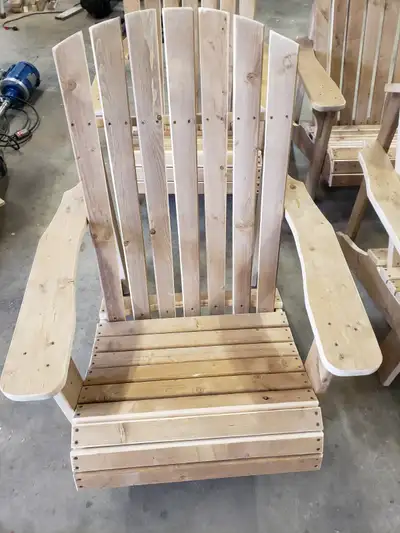 Adirondack Chairs, Made from 5/4" pressure treated lumber., View more