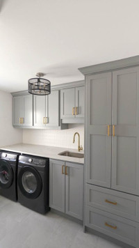 Custom Made Laundry Rooms & Mud Rooms